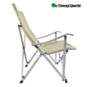 Factory Wholesale OW-72B  Aluminum Outdoor  Folding Garden Chair with Carry Bag