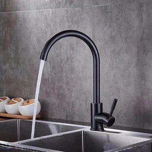 Factory Wholesale Pull Down Mixer 304 Stainless Steel Matte Black Kitchen Faucet