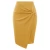 Import Falda Tableada Falda Shorts Green Asymmetrical Pleated Skirts Wholesale Slit Tie Up Rayon Bandage Velvet Side Velvet Women Skirt from China
