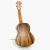 Import Family concert Fashion 23&#39;&#39;  walnut wood Hawaii Ukulele Uke  4 Strings Bass Guitar For Musical Stringed Instruments from China