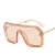 Import Famous Oversized Brown Sunglasses 2021 Women Rimless Eyewear Oculos De Sol Feminino Big Shades from China