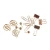 Import Fancy design 5 in 1 rose gold office pina/clips set from China