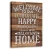 Import Farmhouse vintage welcome canvas wall art plaque treasured wood home decor from China