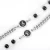 Import Fashion Charm Bangles Men/Women Stainless Steel Black And White Beads Tai Chi Bracelets from China
