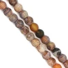 Fashion Charm Orange Cracked Semi Stone Beads Crystal Loose Gemstone