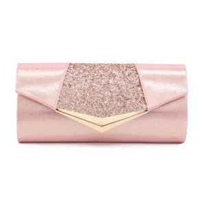 Fashion Dinner Package PU Sequins Cosmetic Bag Evening Bag