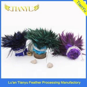 Fashion feather hair accessory rooster tail feathers trim for sale