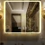 Import Fashion hotel bath infin mirror led danc floor led dressing led mirror clock from China