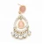 Import Fashion jewelry gold plated Teardrop Shaped  stainless steel drop earring from China