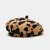 Import Fashion Retro Newsboy Cow Pattern Berets Autumn Winter Woolen Beret Hat For Women from China