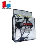 FDA Food Packaging Customized Block Bottom Stand Up Zipper Bag