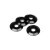Import flat black color anodized m3 m4 m5 m6 m8 6mm aluminum washer from China