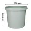 Flower Tray, Plastic Flower Pot, Garden supplies, M03 Flower Pot (White)