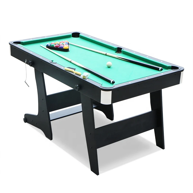 Foldable 5ft/6ft MDF Billiard Pool Table With Full Accessory