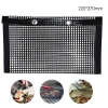 Food Grade Black Brown Ptfe Durable Fireproof Grill Mesh Bag Non-Stick Extra-Touch Grilling Mesh Bags