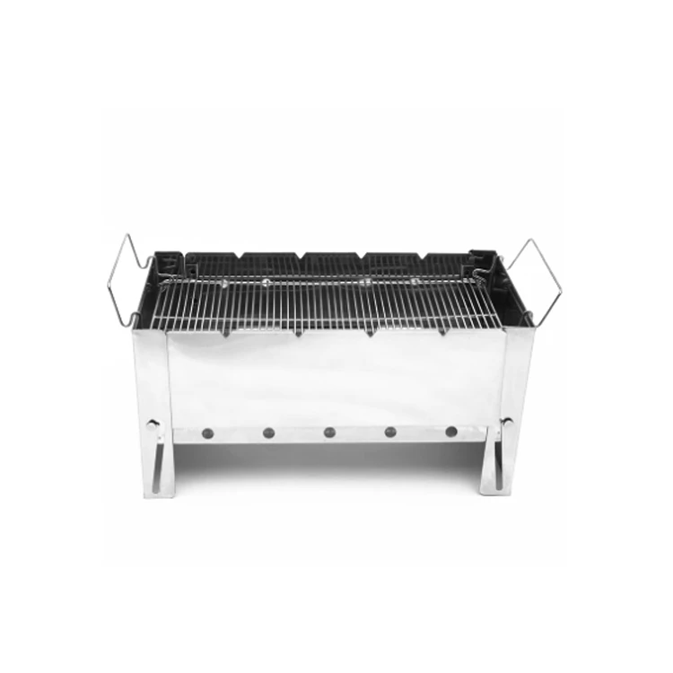 Food grade stainless steel mini bbq charcoal barbecue grill