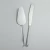 Import Food Grade SUS304 Hammer Design Matt Black Stainless Steel Cutlery Flatware Set from China