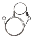 Four legs cable wire gripper suspension system with hook