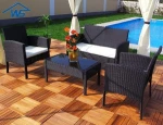 Four sets of outdoor simple atmospheric pe  rattan chair
