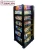 Import Four sides simple Video Store Metal Floor logo dvd cd display rack with price tag from China