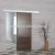 Frameless New main gate Designs aluminum glass sliding door interior or exterior shower hardware