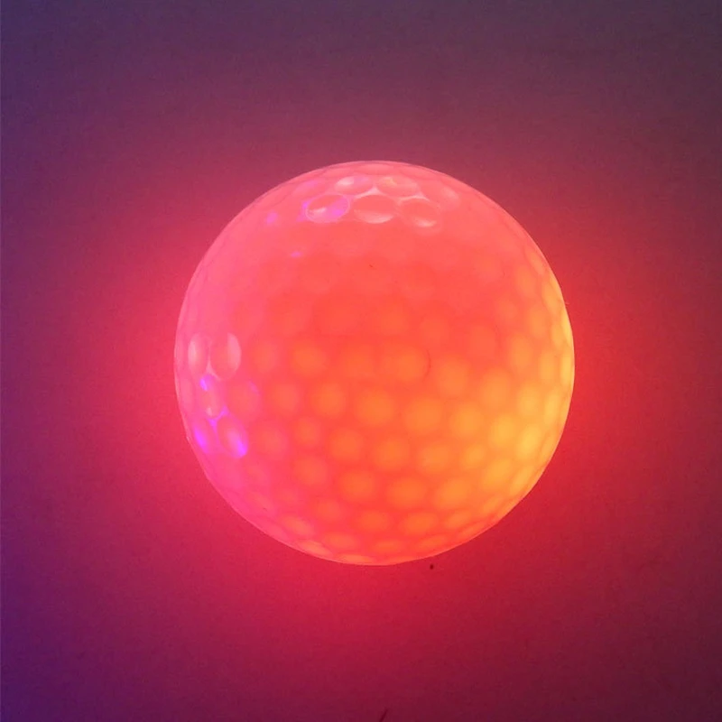 Free sample !!! lLow price multi-color led light up golf ball /LED golf ball