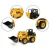 Import Free Shipping Engineering ConstructIon Loader Bulldozer Toy Remote Control RC Truck for Kids from China
