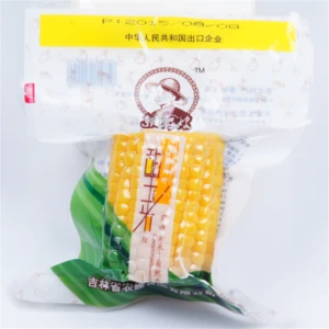 Fresh canned sweet corn 220g with vacuum bag for instant food