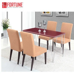 Fresh style royal dining room furniture sets table and chair for sale