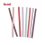 Fscool Heart shaped Collapsible Colorful Reusable Silicone Straw Drinking Straws With Cleaning Brush