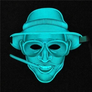 Full Face Party Masks led halloween party mask sound reactive