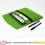 Functional A4 size felt document bag folder with elastic band for promotion