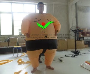 Funny festival Oxford Cloth inflatable adults sumo suit clothes