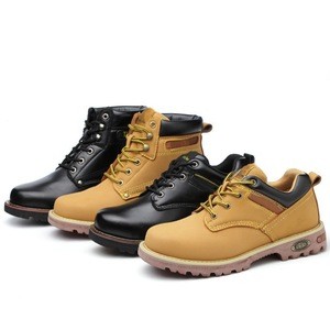 FUNTA good year welt leather safety shoes for industry workers