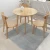 Import Furniture coffe table modern round wood coffee table from China