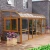 Import Garden balcony veranda curved glass house sunrooms greenhouse design from China