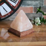 Gift Light Air purification Natural Pyramid Himalayan Salt Lamp USB Colorful  Home Decoration Lamp Purifying air LED Night Light