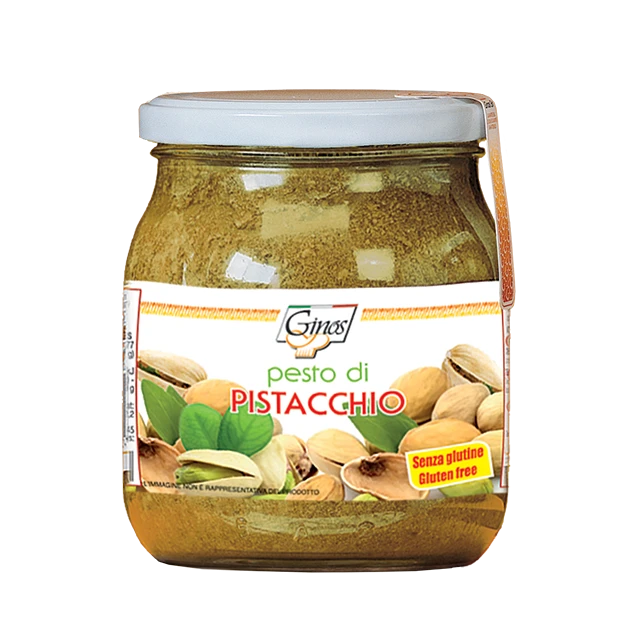 Ginos, Pistachio Sauce, Canned Vegetables, 520g, Made In Italy