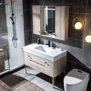 GN3370-110 Hot sale Modern Multilayer Solid Wood Washing Cabinet Bathroom