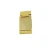Import Gold brass material fashion decoration custom metal garment clips from China