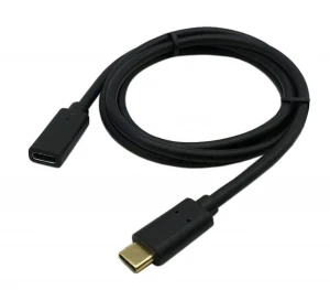 Gold-plated 10Gbps USB3.1 Type-C Male to Female Extension Data Cable