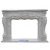 Import Good carving Modern large fireplace white marble from China