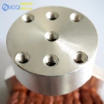 Good conductivity AgW copper contact for current breaker