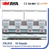 good quality 10 heads multi needles embroidery machine computer embroidery quilting machine standard model