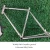 Import Gravel bicycle Titanium road bike frame with the ritchey breakaway system from China