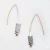 Import Green Ore Texture Geometric Arrow Earrings from China