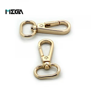 Guangzhou High Quality Wholesale Hardware Handbag Parts Accessories Metal Hooks Buckles D Ring Lock Bag Ornament