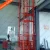 Guide rail warehouse lift platform hydraulic freight elevator price