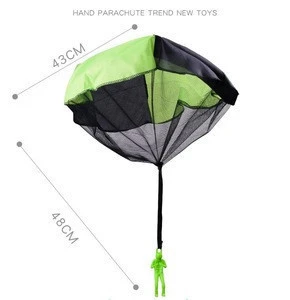 Hand Throwing Mini Play Soldier Parachute Toys For Kids Outdoor Fun Sports Children&#39;s Educational Parachute Game