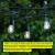 Import Hanging Dimmable S14 Vintage Edison Bulbs 48ft Commercial garden Party Patio Light Waterproof IP65 LED Outdoor String Lights from China